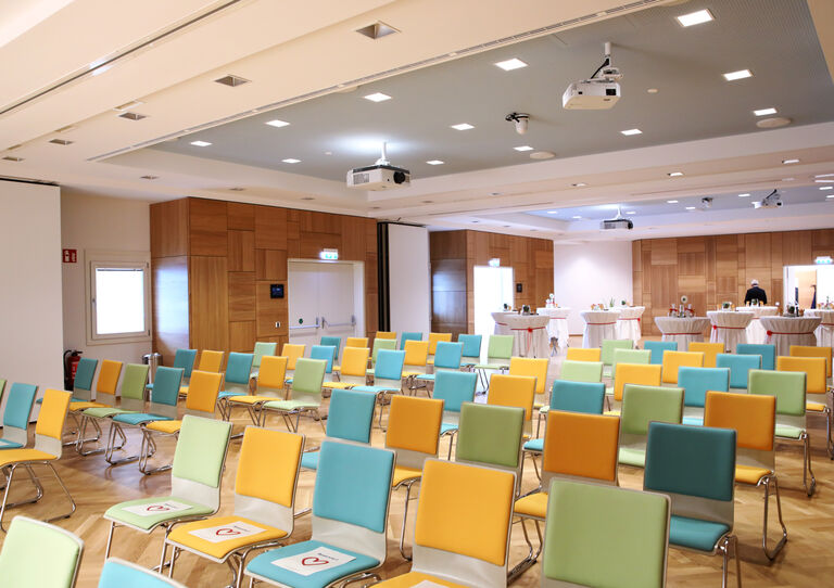 Ein Seminarraum im Campus Collegialität