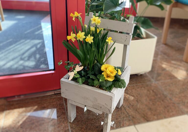 Osterschmuck im Stadtheim