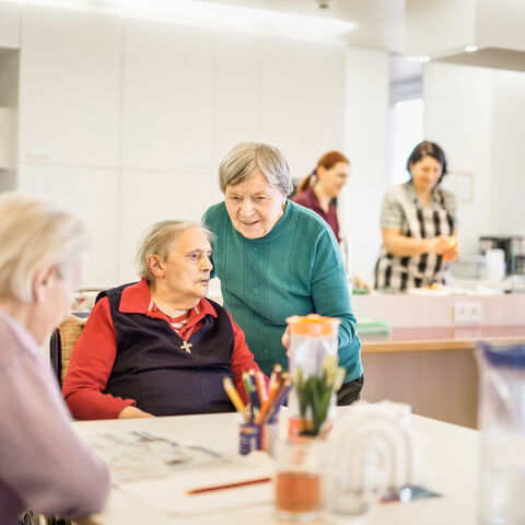 Leben im Gemeinschaftsbereich des HB Urbanusheim in Poysdorf