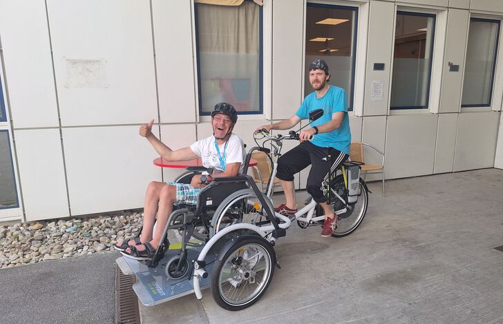 Rollstuhlfahrrad Spende