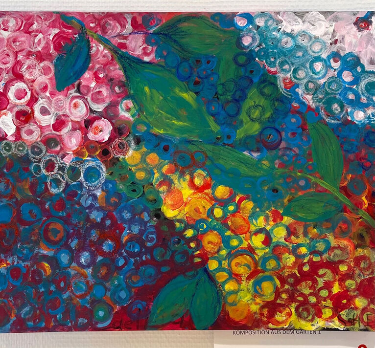 Kunstwerk einer Bewohnerin