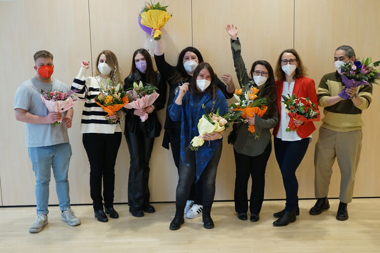 Aufnahme der PEW-Abschlussgruppe