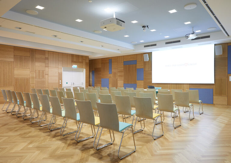 Ein Seminarraum im Campus Collegialität