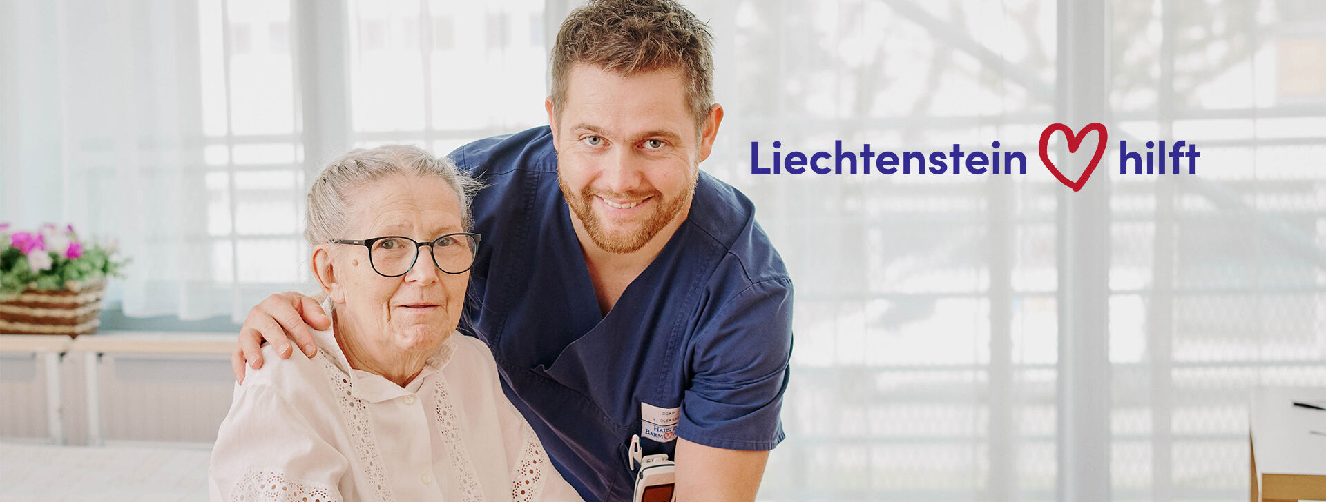 Haus der Barmherzigkeit Bewohnerin mit Bezugspfleger