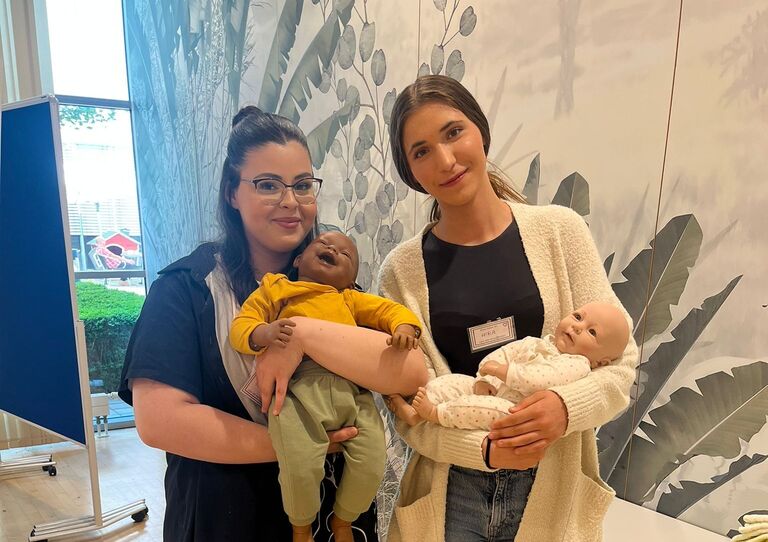 Schüler*innen bei den Wiener Ehrenamtswochen im Haus der Barmherzigkeit, organisiert von WIENXTRA