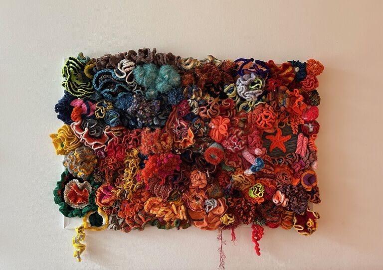 Eins der drei im Pflegekrankenhaus Tokiostraße gezauberten Kunstwerke Eins der drei im Pflegekrankenhaus Tokiostraße gezauberten Kunstwerke