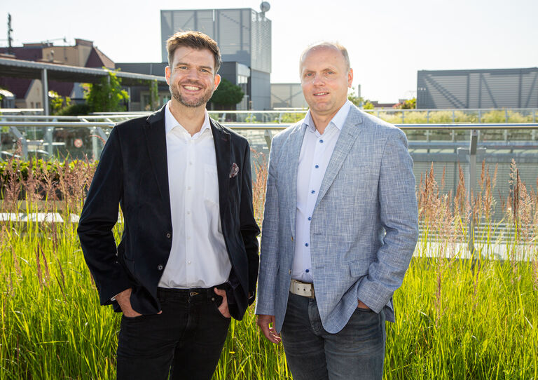 Andreas Kauba (li) und Roland König