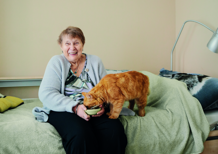 Tierische Unterstützung im Stephansheim in Horn, Foto: Gregor Kuntscher Tierische Unterstützung im Stephansheim in Horn, Foto: Gregor Kuntscher