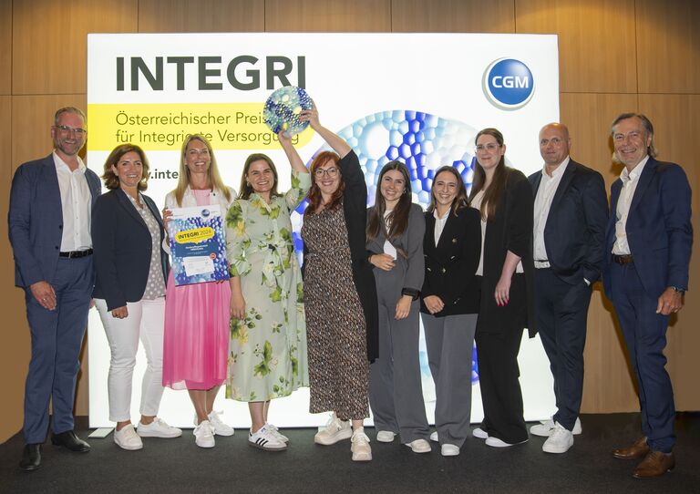 Unserem Kinderpflegedomizil FRIDOLINA wurde in der Kategorie "Innovative Versorgungskonzepte" der INTEGRI-Award verliehen Unserem Kinderpflegedomizil FRIDOLINA wurde in der Kategorie "Innovative Versorgungskonzepte" der INTEGRI-Award verliehen