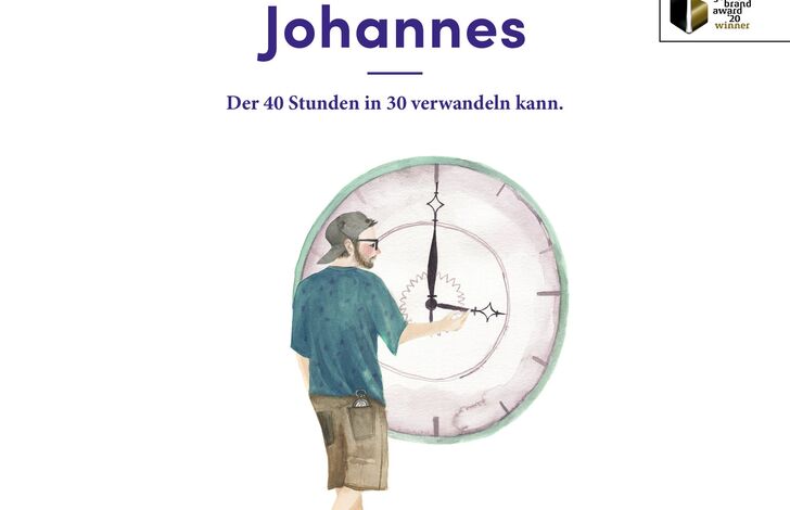 Sujet "Haus des Johannes" der Employer-Branding Kampagne.