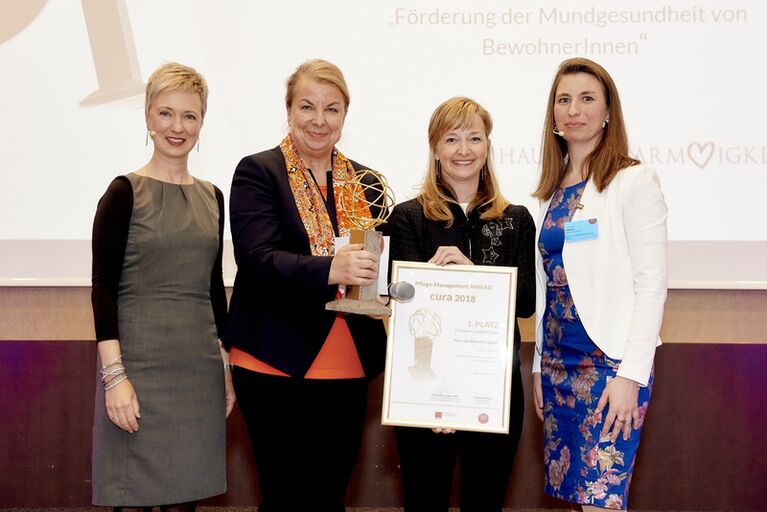 Cura Pflege Award an Haus der Barmherzigkeit